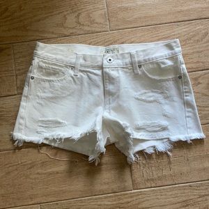 Lucky brand jean shorts white Size 6/28